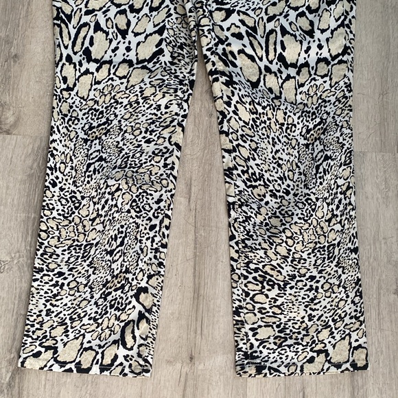NWT NYDJ Sheri Slim Ankle Leopard Sateen Jeans - Picture 6 of 14